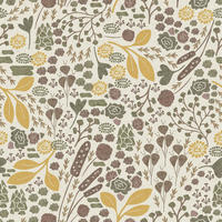 Komar Fototapete Wild Fields B/L: ca. 250x250 cm Wild Fields - (250,00/250,00cm) - Komar