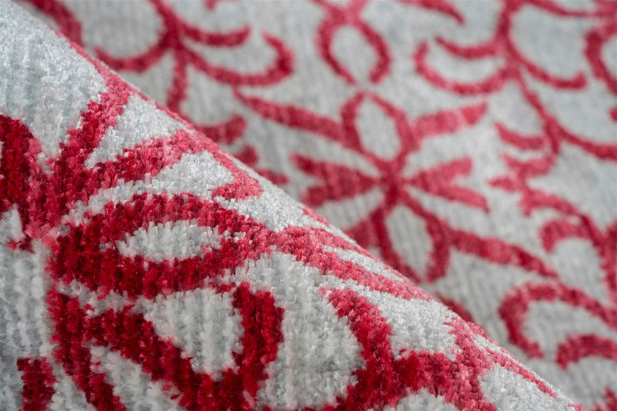 Arte Espina Kurzflorteppich Baroque 225 rot B/H/L: ca. 200x0,5x290 cm Baroque 225 - rot (290,00/200,00/0,50cm) - Arte Espina