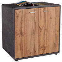 Kommode Fontana Beton Optik Eiche Wotan Nachbildung B/H/T: ca. 89x87x40 cm Fontana - Eiche (89,00/87,00/40,00cm)