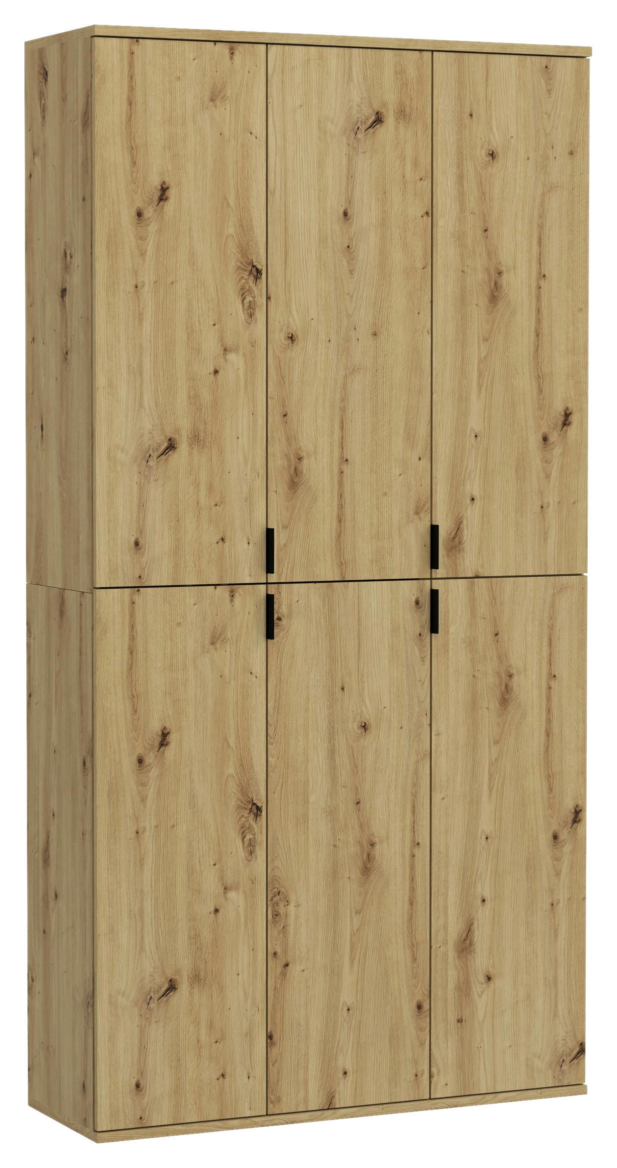 Garderobe PROJEKT Eiche Artisan Nachbildung B/H/T: ca. 91x193x34 cm PROJEKT - Eiche (91,00/193,00/34,00cm) - xonox.home