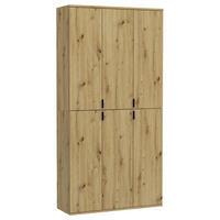 Garderobe PROJEKT Eiche Artisan Nachbildung B/H/T: ca. 91x193x34 cm PROJEKT - Eiche (91,00/193,00/34,00cm) - xonox.home
