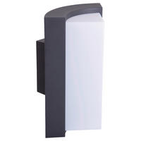 LED-Außenwandleuchte 1162997 anthrazit weiß B/H/T: ca. 14,8x22x12,4 cm LED Außen Wandleuchte "Rico" - weiß/anthrazit (14,80/22,00/12,40cm) - Näve Leuchten