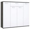 Kommode  Beton dunkel Optik weiß B/H/T: ca. 139x121x35 cm Rypsyma_Kommode RPSK341-C592 - Beton/weiß (139,00/121,00/35,00cm)