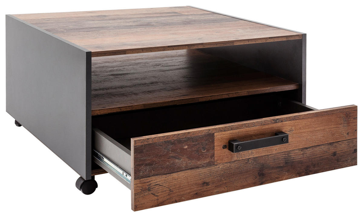 Couchtisch Universal Old Wood Nachbildung B/H/T: ca. 70x40x70 cm Universal - (70,00/40,00/70,00cm) - Trendteam