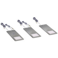 HÖLSCHER LED-Leuchten Panel Alu Alu B/H/T: ca. 19x4x7 cm Panel - weiß/Alu (19,00/4,00/7,00cm) - HÖLSCHER