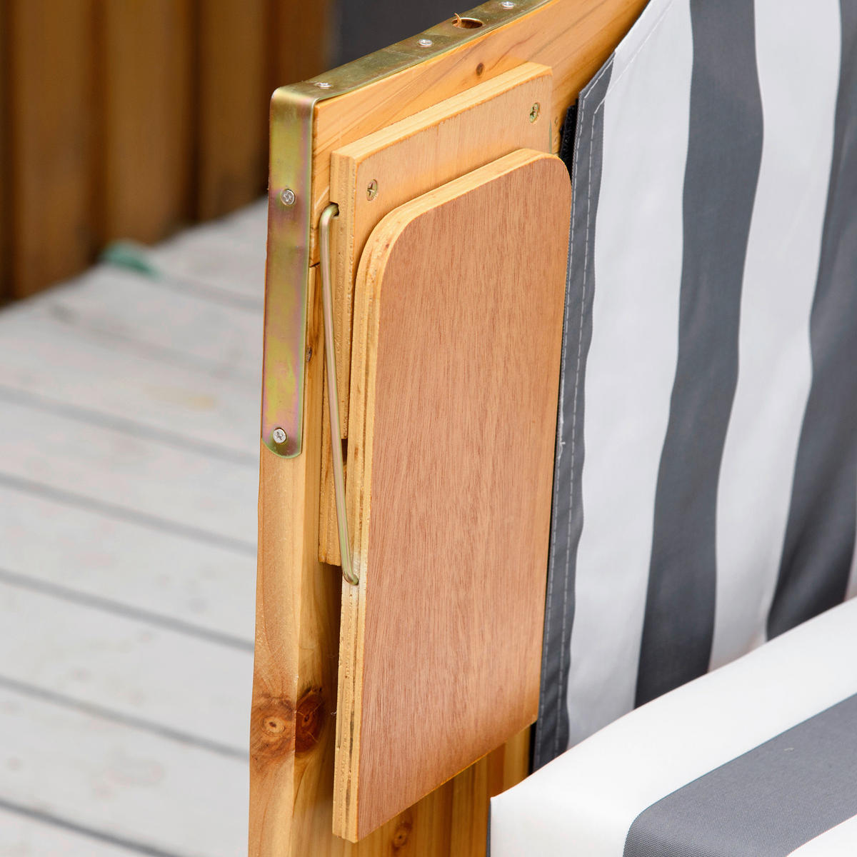 Outsunny Strandkorb grau Polypropylen B/H/L: ca. 79x118x160 cm Strandkorb - weiß/grau (160,00/79,00/118,00cm) - Outsunny