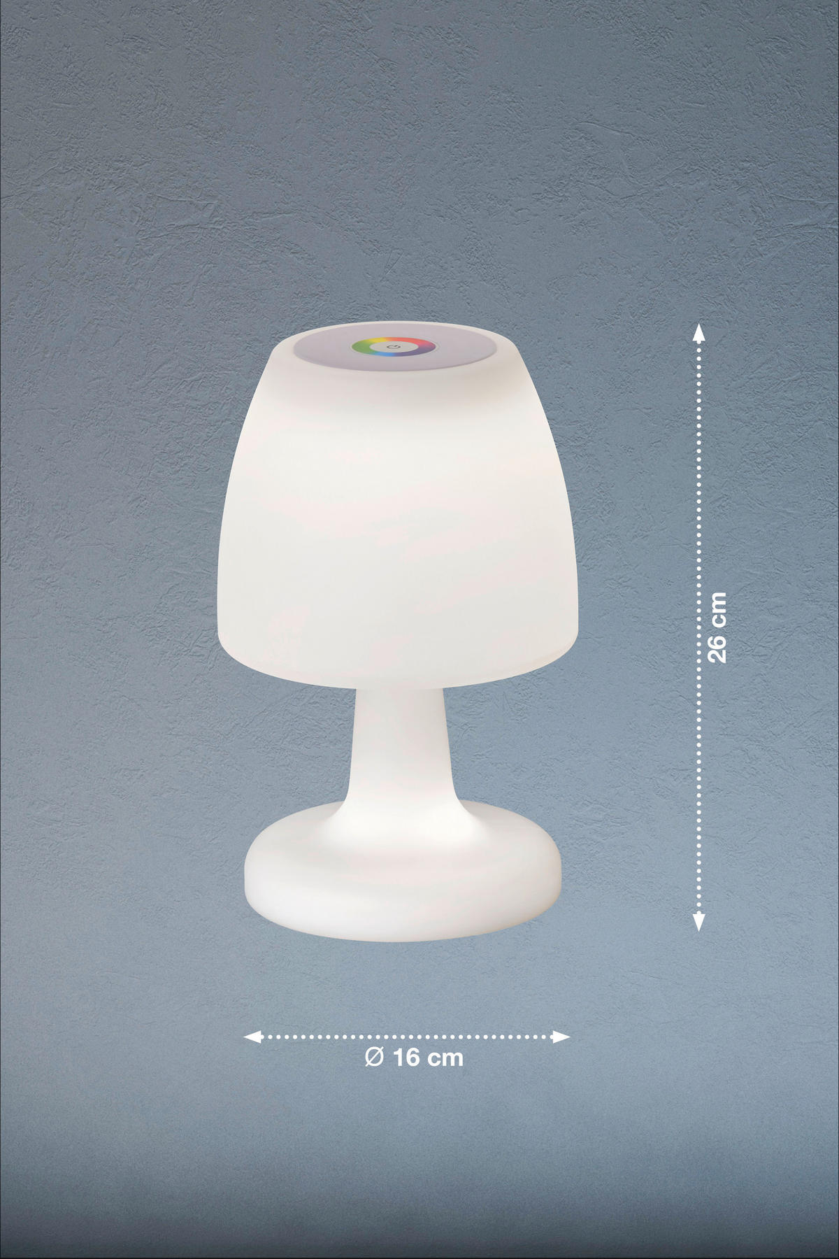 LED-Außenleuchte 850213 weiß H/D: ca. 26x16 cm Barletta - weiß (16,00/26,00cm) - easy! by FHL