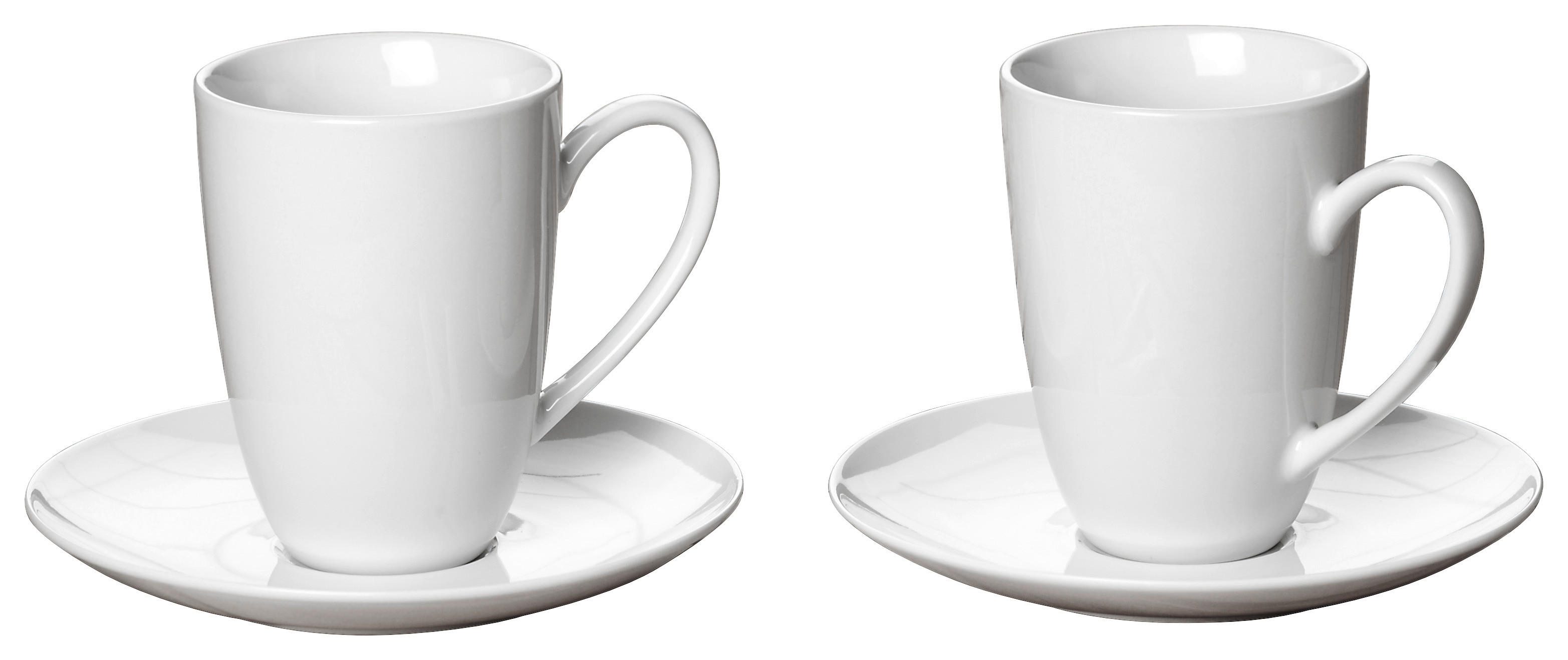Ritzenhoff & Breker Latte Macchiato-Set 4tlg. Bianco weiß Porzellan 4 tlg. Bianco - weiß - Ritzenhoff & Breker