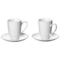 Ritzenhoff & Breker Latte Macchiato-Set 4tlg. Bianco weiß Porzellan 4 tlg. Bianco - weiß - Ritzenhoff & Breker