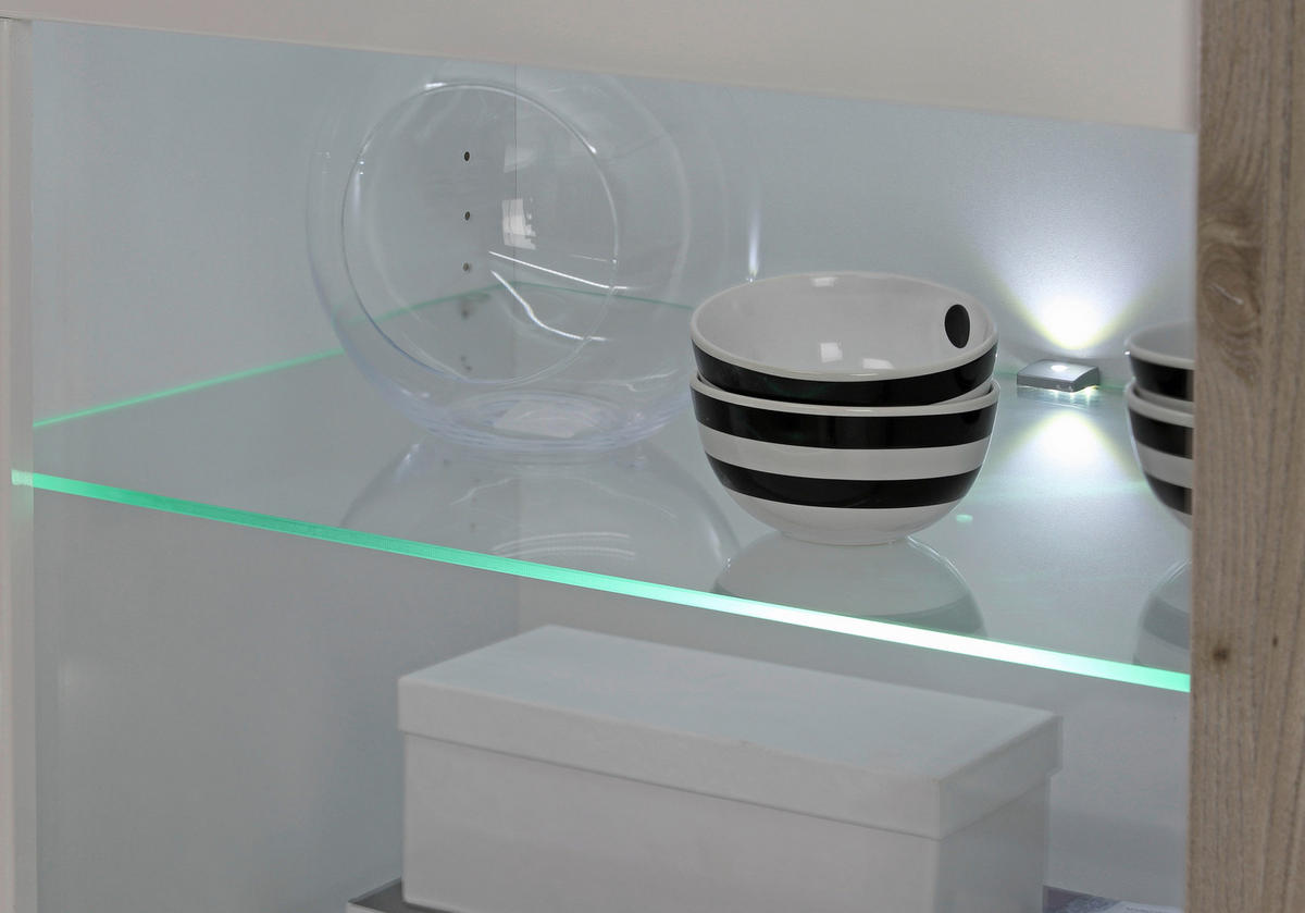 Standvitrine  B/H/T: ca. 73,3x197x53 cm Canne_Vitrine CQNV711LB-C141 - (73,30/197,00/53,00cm)