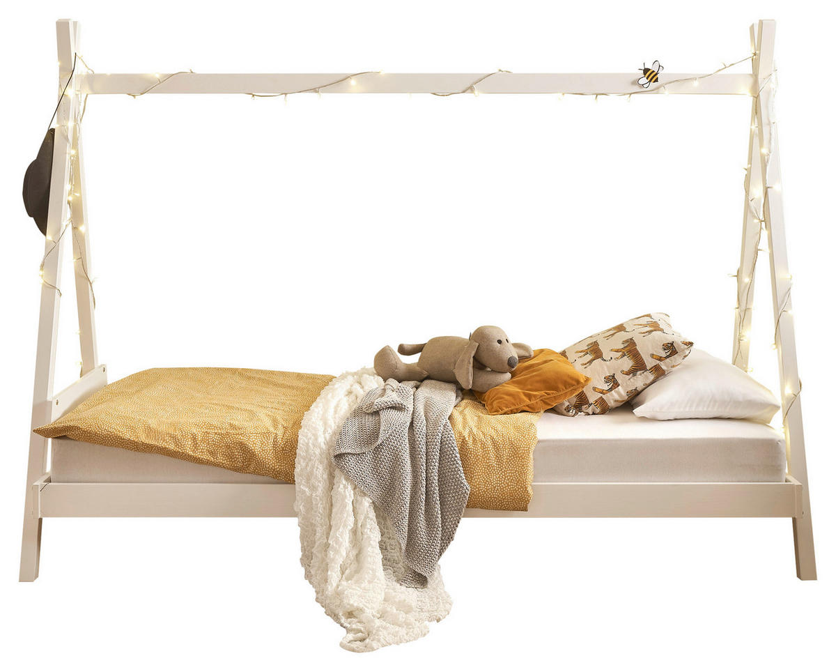 Bett Sora weiß Liegefläche B/L: ca. 90x200 cm Sora - weiß (95,00/154,00/213,00cm)
