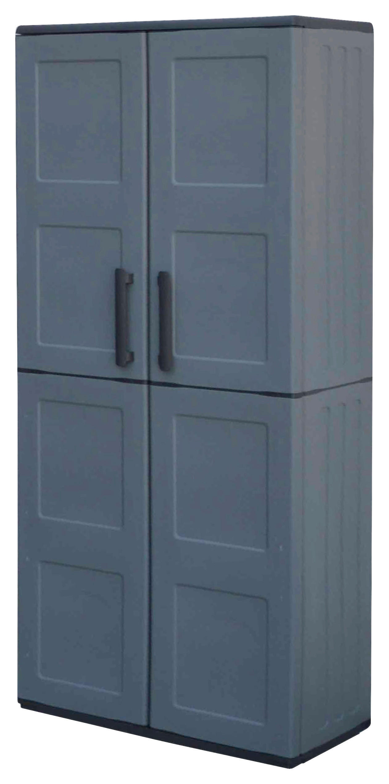 ArtPlast Kunststoffschrank Free hoch grau Kunststoff B/H/T: ca. 68x163x37 cm Free hoch - grau (68,00/163,00/37,00cm) - ArtPlast