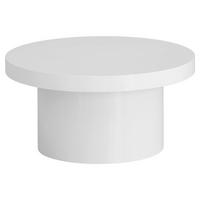 Couchtisch weiß Hochglanz B/H/T: ca. 60x30x60 cm Couchtisch - weiß (60,00/30,00/60,00cm) - Wohnling