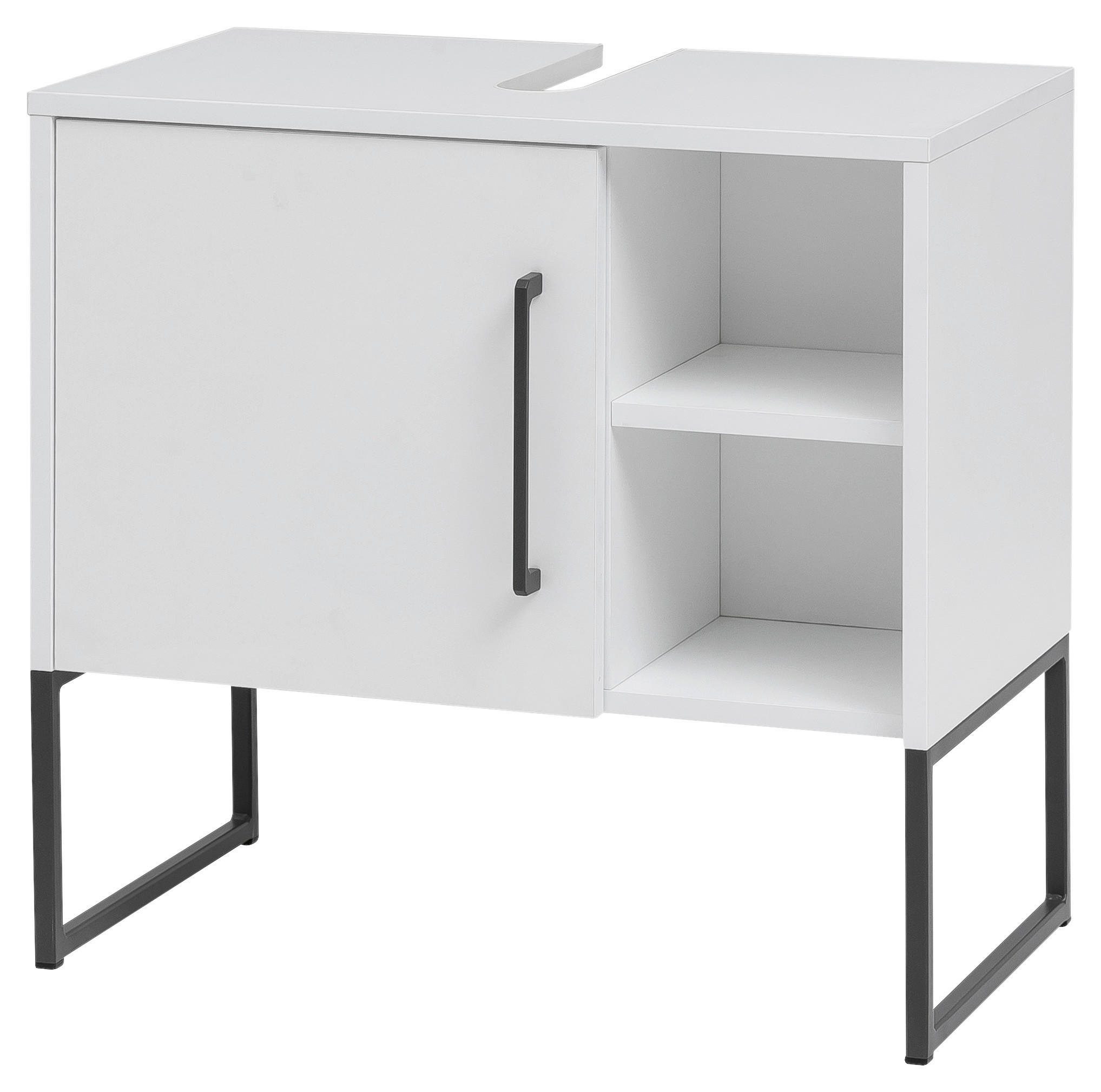 Waschbeckenunterschrank Limone weiß B/H/T: ca. 60,4x59,9x33,1 cm Limone - weiß (60,40/59,90/33,10cm) - Möbelpartner