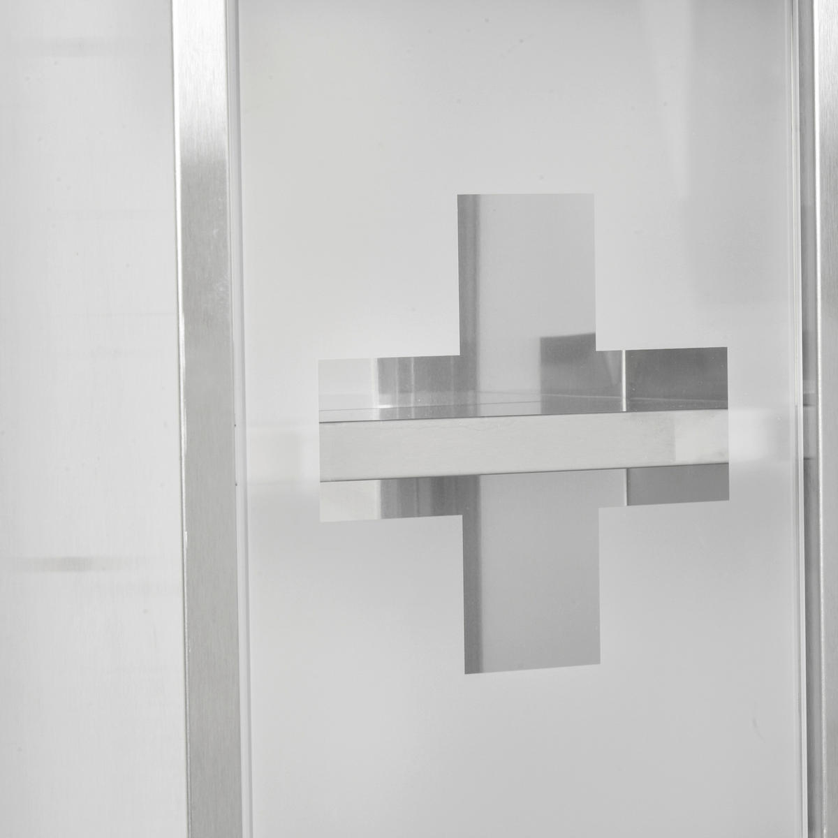 kleankin Medizinschrank silber Polypropylen B/H/L: ca. 12x20x58 cm Medizinschrank - silber (58,00/12,00/20,00cm) - kleankin