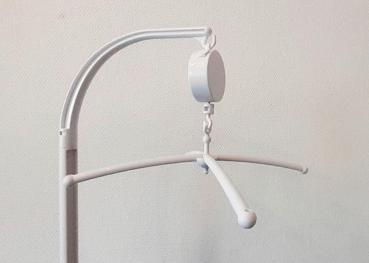 Niermann Mobilehalter für Rundstab B/H/L: ca. 11x6x35 cm für Rundstab - (35,00/11,00/6,00cm) - Niermann