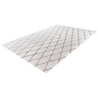 360Living Teppich Vivica taupe B/L: ca. 80x150 cm Vivica - weiß/taupe (80,00/150,00cm) - 360Living