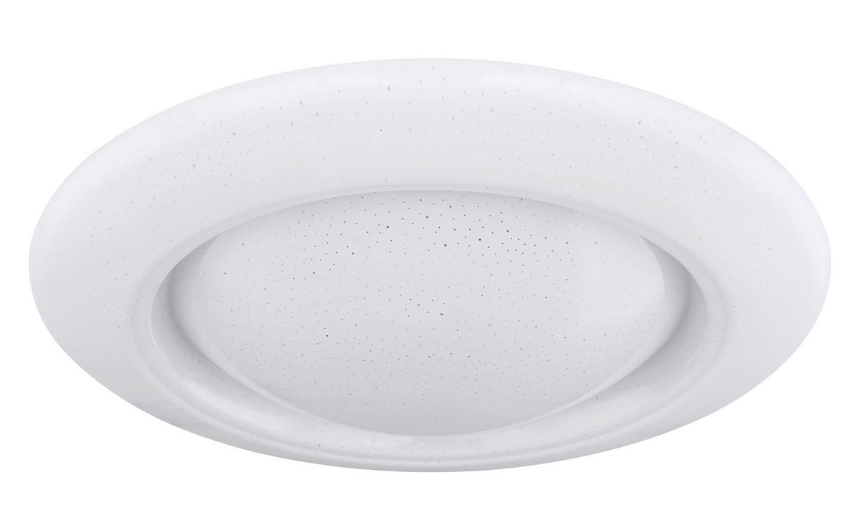 GLOBO LED-Deckenleuchte RAVA 48417-36 weiß Metall Kunststoff H/D: ca. 10,5x51 cm 2 Brennstellen RAVA - weiß (51,00/10,50cm) - GLOBO