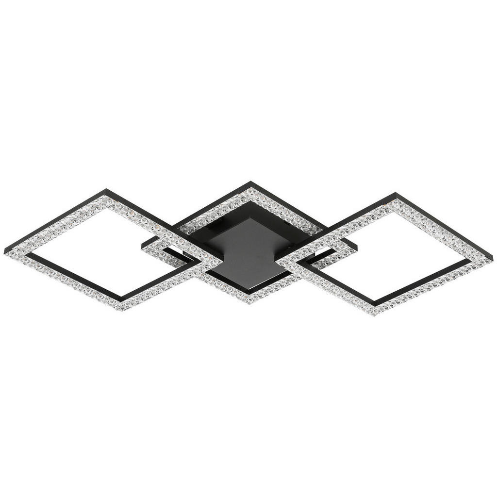 Thumbnail - POCOline Deckenleuchte schwarz Kunststoff B/H/L: ca. 29x8x64 cm