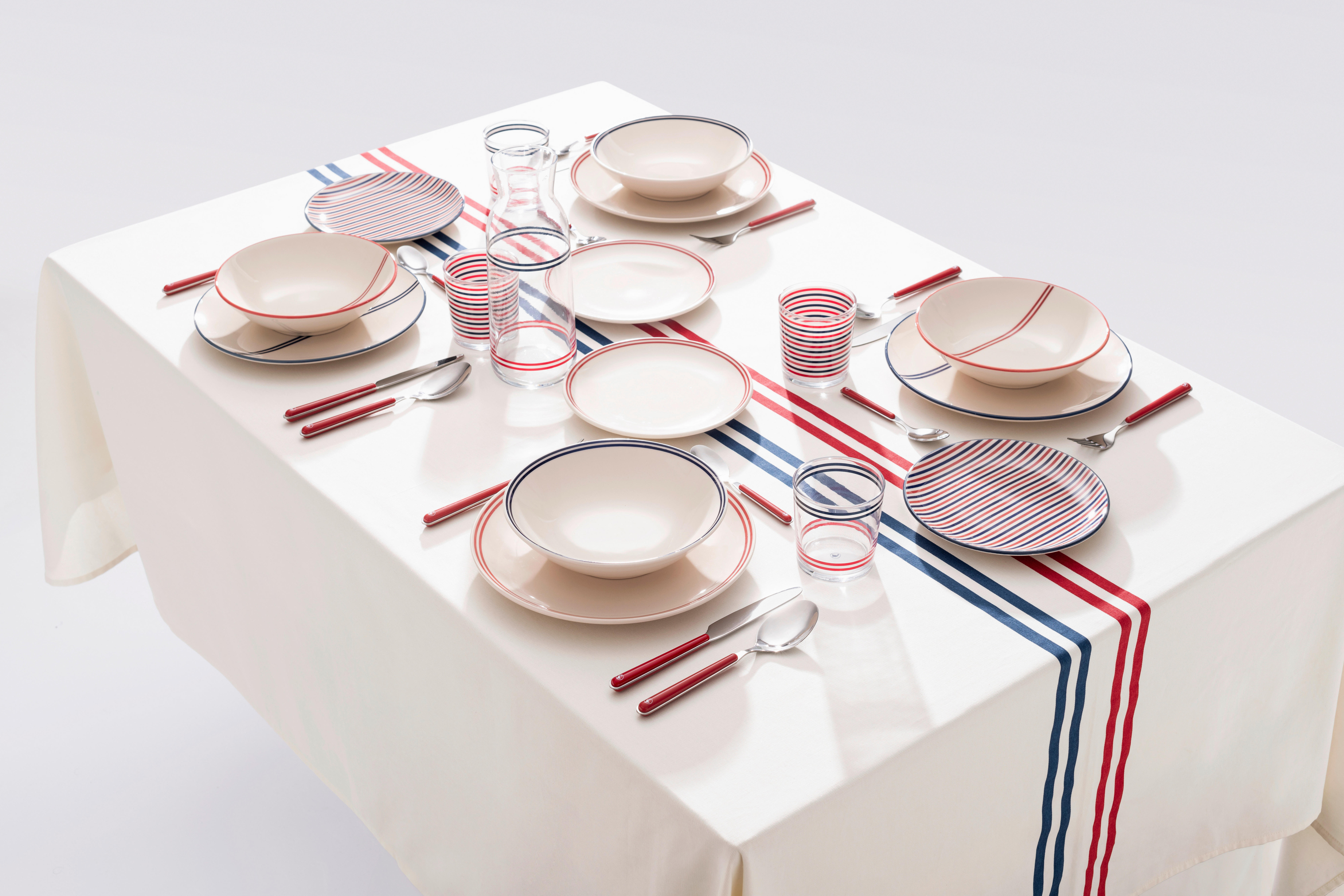 Thumbnail - EL GANSO Besteckset APARTAMENTO rot Edelstahl 16 tlg.