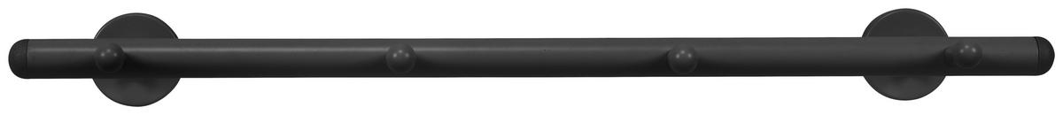 Garderobenleiste Derby schwarz Metall B/H/T: ca. 50x2x9 cm Derby - schwarz (50,00/2,00/9,00cm)