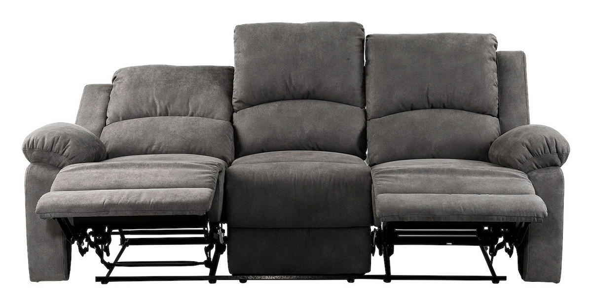 Sofa 3-2-1 anthrazit B/H/T: ca. 204x97x87 cm Dakota_3F-2F-1F_Sofa 3-2-1 - anthrazit (204,00/97,00/87,00cm)