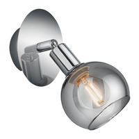Spot Chrom Metall B/H/T: ca. 12x18x18 cm E14 1 Brennstellen Spot_1flg.Brest - Chrom (12,00/18,00/18,00cm)