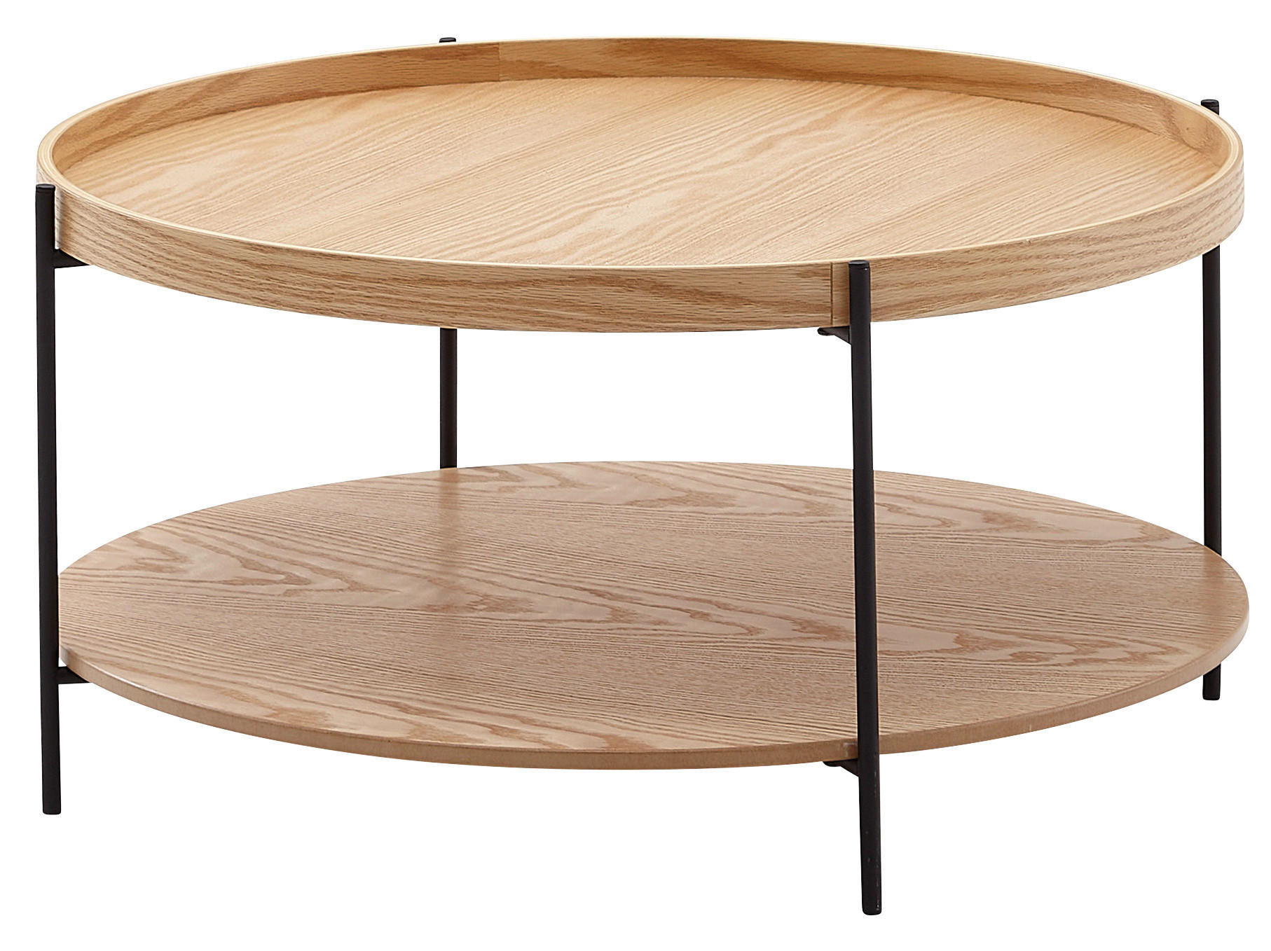 Couchtisch braun B/H/T: ca. 78x40x78 cm Couchtisch - braun (78,00/40,00/78,00cm) - Wohnling