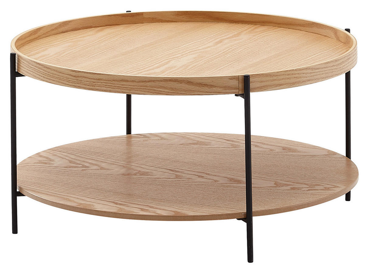 Couchtisch braun B/H/T: ca. 78x40x78 cm Couchtisch - braun (78,00/40,00/78,00cm) - Wohnling