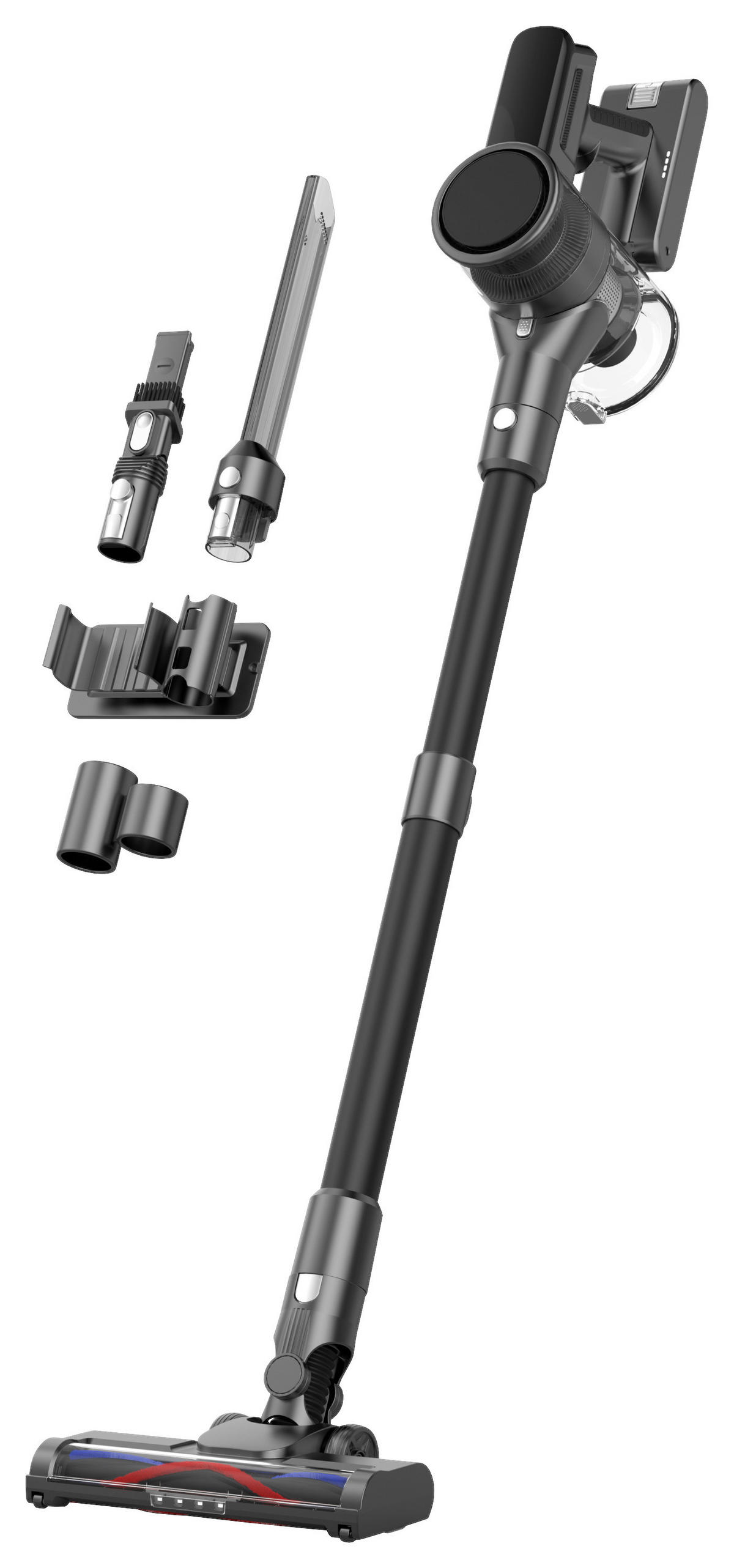 Sauber Handstaubsauger UVC-130888.1 anthrazit Metall Kunststoff B/H/L: ca. 11x21x30 cm Handstaubsauger_Apollon - anthrazit (30,00/11,00/21,00cm) - Sauber