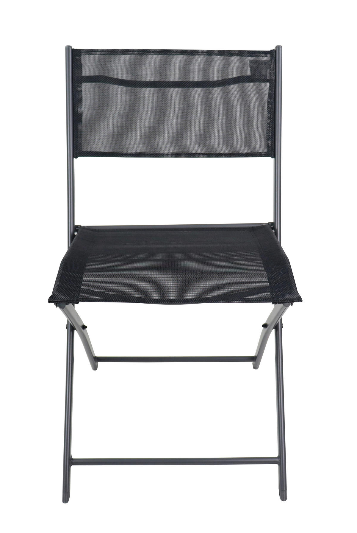 VCM Gartenstuhl 2er Set Sumila schwarz Textilene B/H/L: ca. 45x79x46 cm Sumila - schwarz (46,00/45,00/79,00cm) - VCM