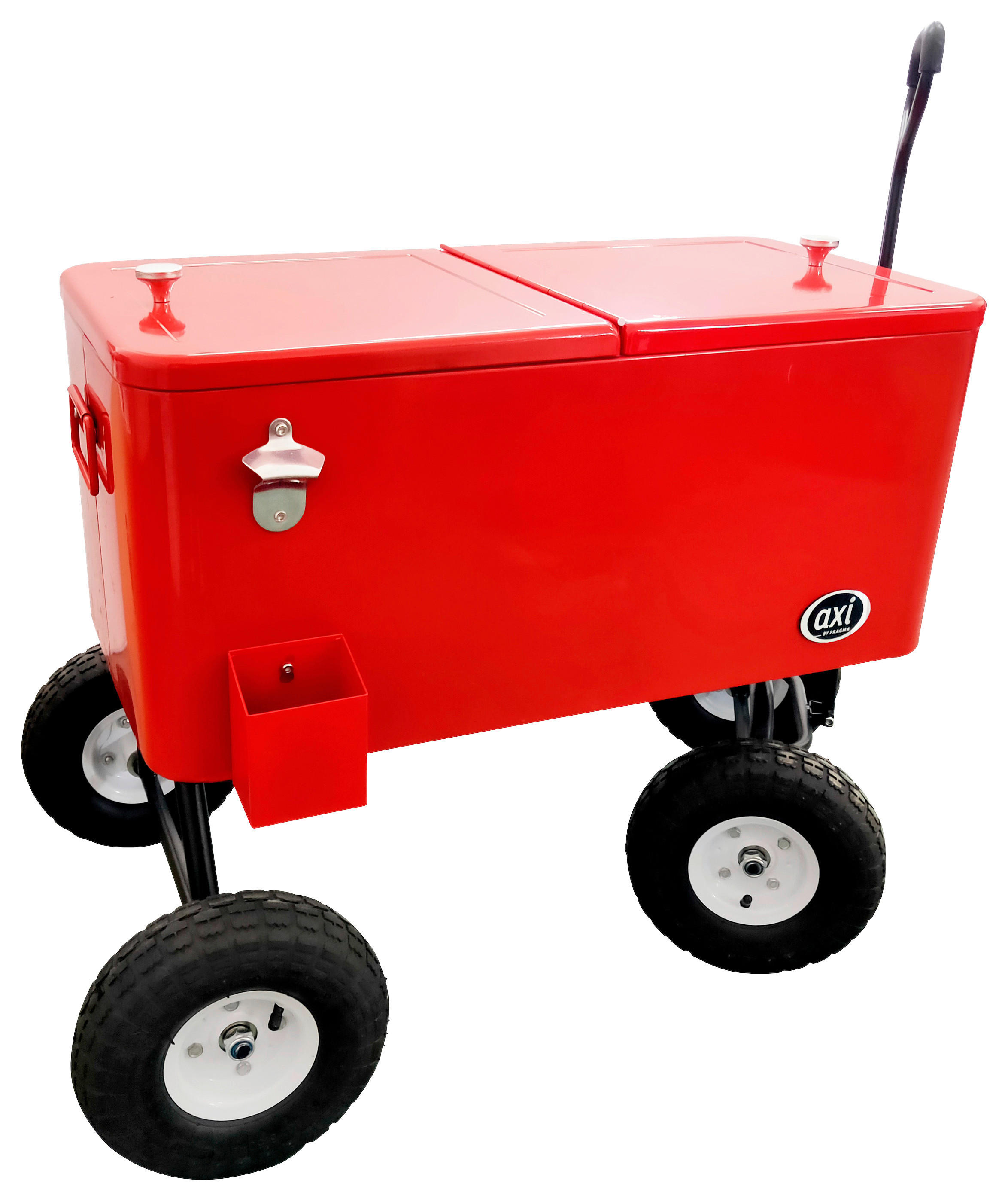 AXI Bollerwagen mit Kühlfunktion schwarz B/H/L: ca. 48x119x82 cm Bollerwagen mit Kühlfunktion - rot/schwarz (82,00/48,00/119,00cm) - AXI