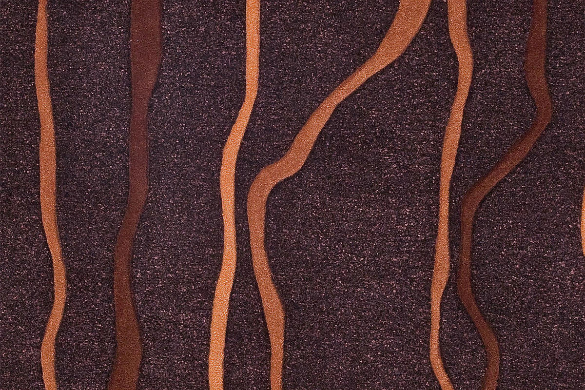Arte Espina Kurzflorteppich Spirit 5032 orange B/L: ca. 70x140 cm Spirit 5032 - orange/taupe (70,00/140,00cm) - Arte Espina