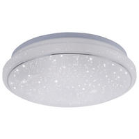 Just Light LED-Deckenleuchte JUPI 14742-16 weiß Kunststoff H/D: ca. 8,5x35 cm 1 Brennstellen LOLAsmart-JUPI - weiß (35,00/8,50cm) - Just Light