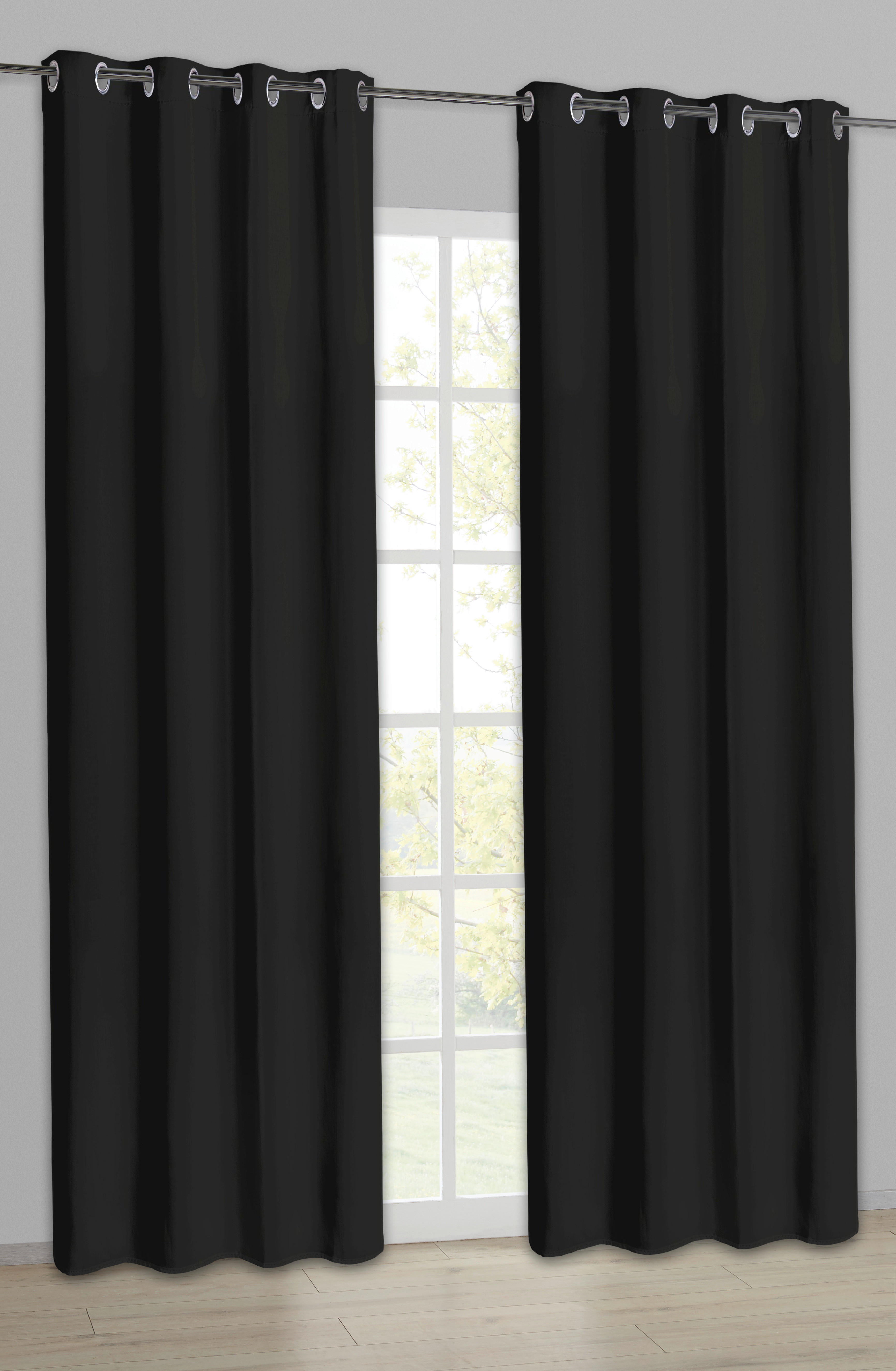 Verdunklungsvorhang Darkness schwarz B/L: ca. 135x245 cm Darkness - schwarz (135,00/245,00cm)