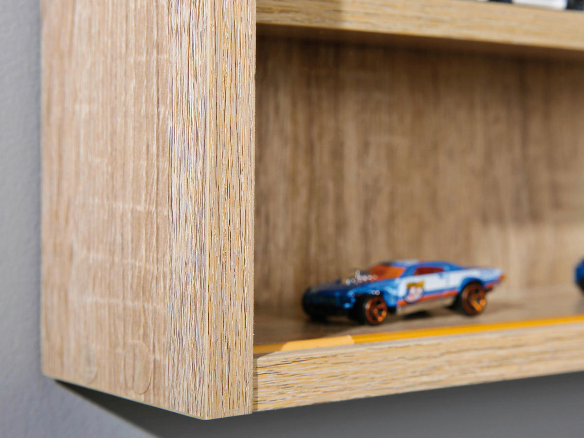 Vitrine Collectiziony Eiche Sonoma Nachbildung Holzwerkstoff B/H/T: ca. 80x60x10 cm Collectiziony - Eiche (80,00/60,00/10,00cm) - Inter Link