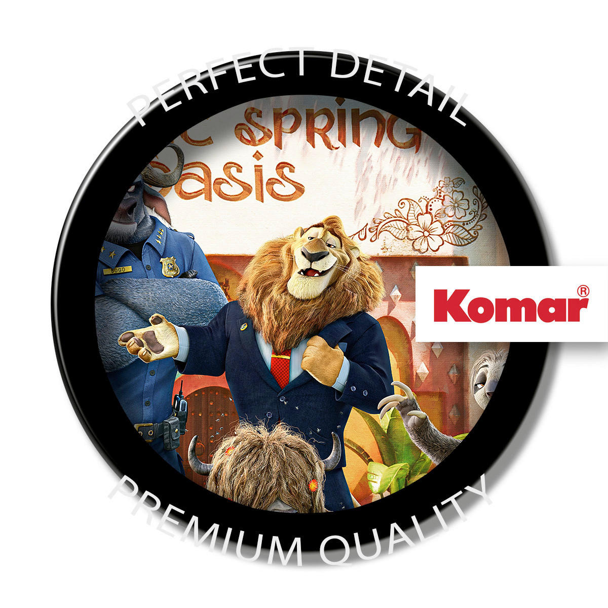 Komar Fototapete Zoomania B/L: ca. 350x250 cm Zoomania - (350,00/250,00cm) - Komar