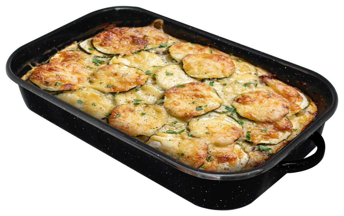 ELO Basic Brat-/Auflaufform schwarz Eisen B/H/L: ca. 20x6x32 cm Brat-/u.Auflaufform - schwarz (32,00/20,00/6,00cm) - ELO Basic