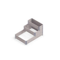UPYARD Stufenbeet INDUSTRIAL grau Holz B/L: ca. 30x80 cm INDUSTRIAL - grau (30,00/80,00cm) - UPYARD