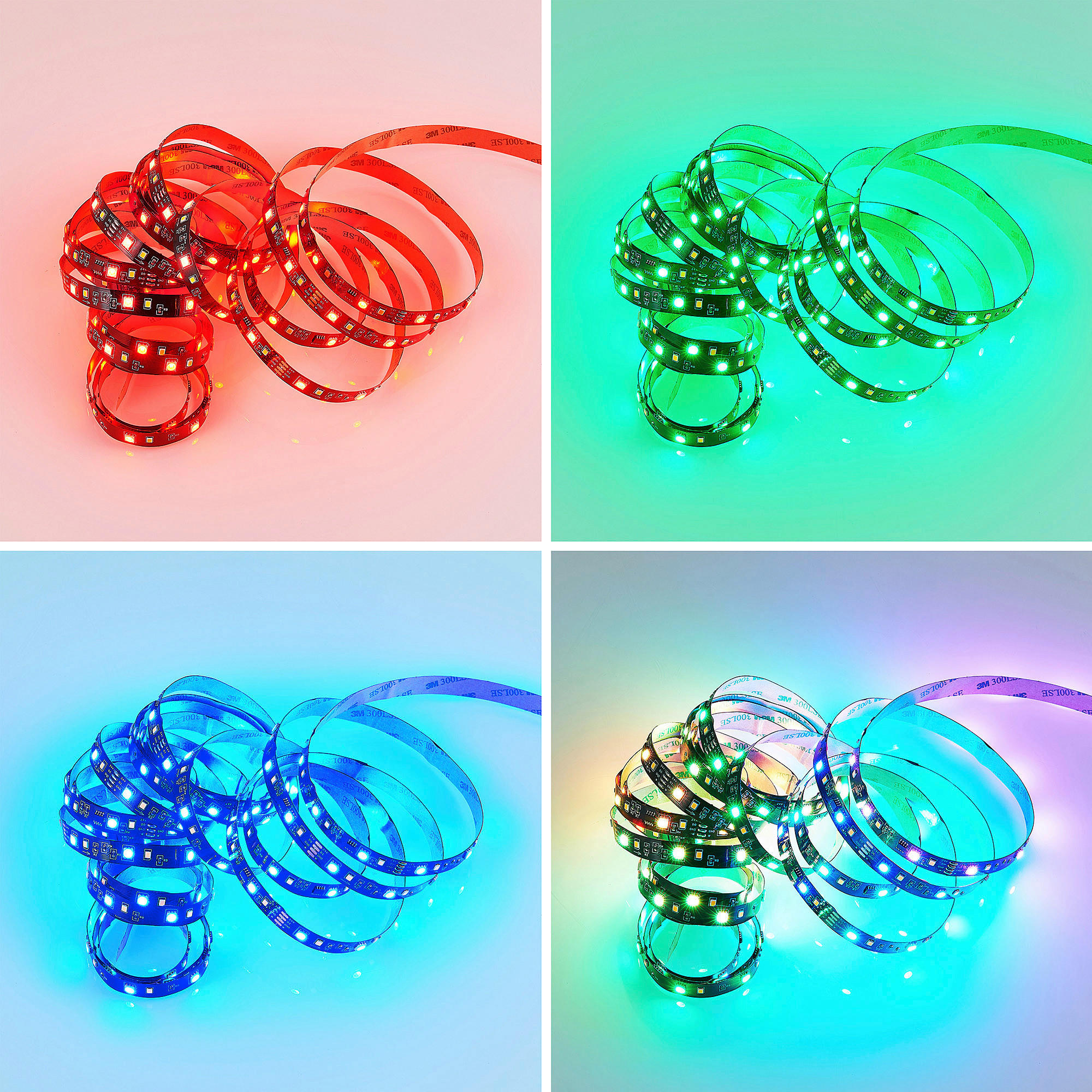 Lichtband schwarz Kunststoff B/L: ca. 1x500 cm LED-Lichtband_Racer - schwarz (1,00/500,00cm)