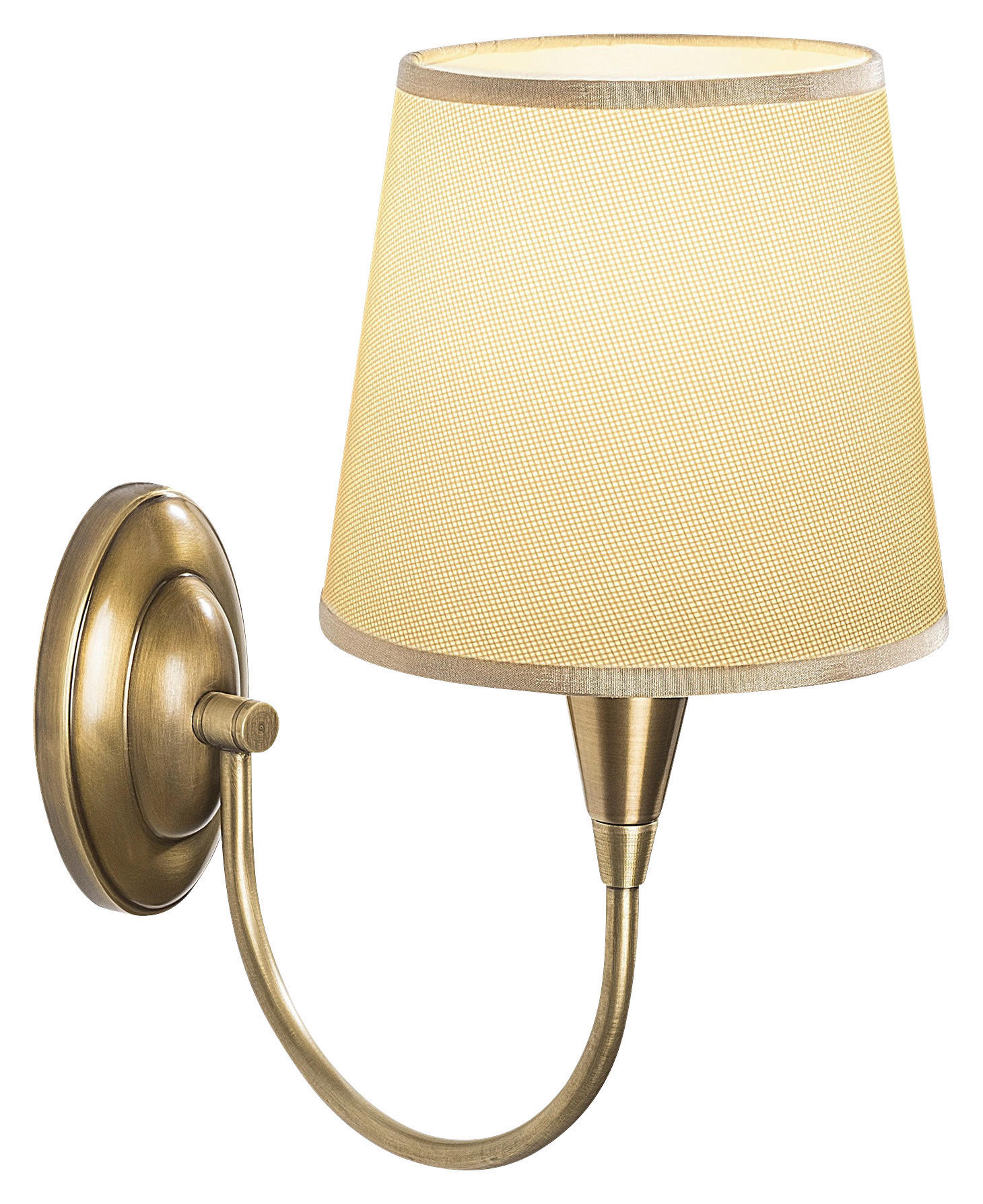 Opviq Wandleuchte Pardo bronze Stoff Metall B/H/T/L/D: ca. 28x31x28x16x16 cm E27 1 Brennstellen Pardo - bronze (16,00/28,00/31,00cm) - Opviq