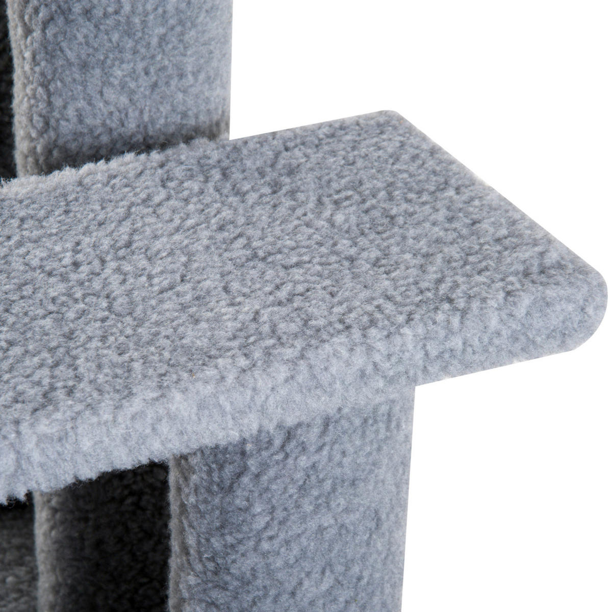 PawHut Katzentreppe grau Spanplatte B/H/L: ca. 43x60x64 cm Katzentreppe - grau (64,00/43,00/60,00cm) - PawHut