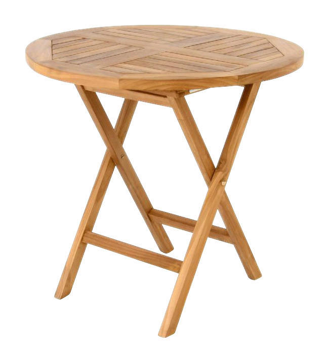 VCM Balkontisch braun Teakholz H/T/D: ca. 75x15x80 cm Balkontisch - braun (80,00/75,00cm) - VCM