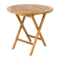 VCM Balkontisch braun Teakholz H/T/D: ca. 75x15x80 cm Balkontisch - braun (80,00/75,00cm) - VCM