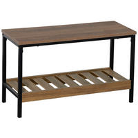 Schuhregal Elwin schwarz Eiche Nachbildung B/H/T: ca. 70x42x26 cm Elwin - Eiche/schwarz (70,00/42,00/26,00cm)