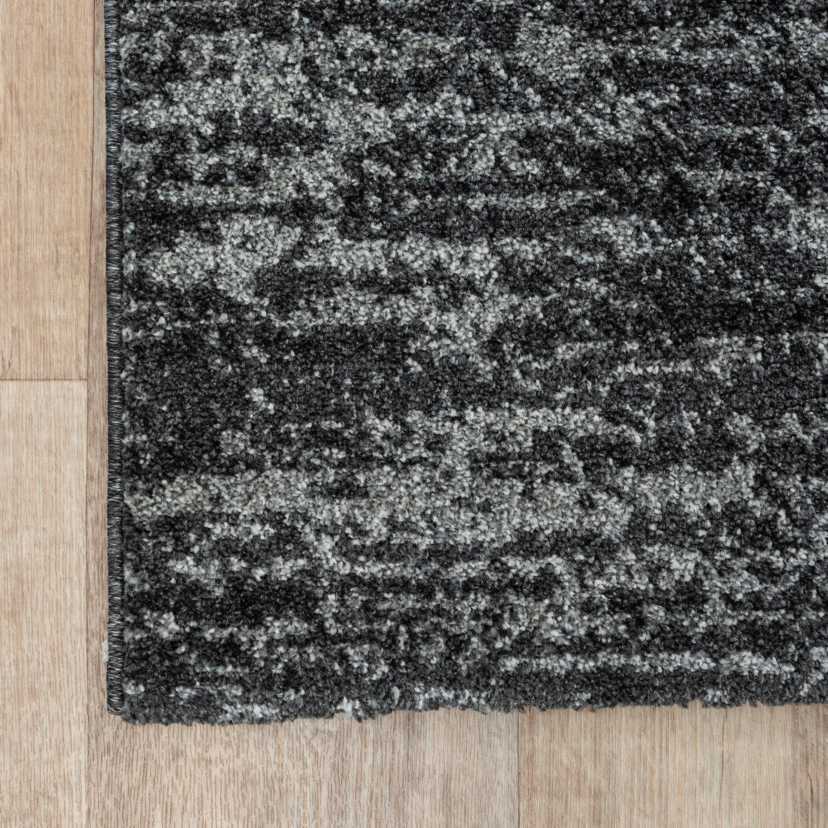 Sanat Kurzflorteppich OSLO schwarz B/L: ca. 80x150 cm OSLO - schwarz (80,00/150,00cm) - Sanat