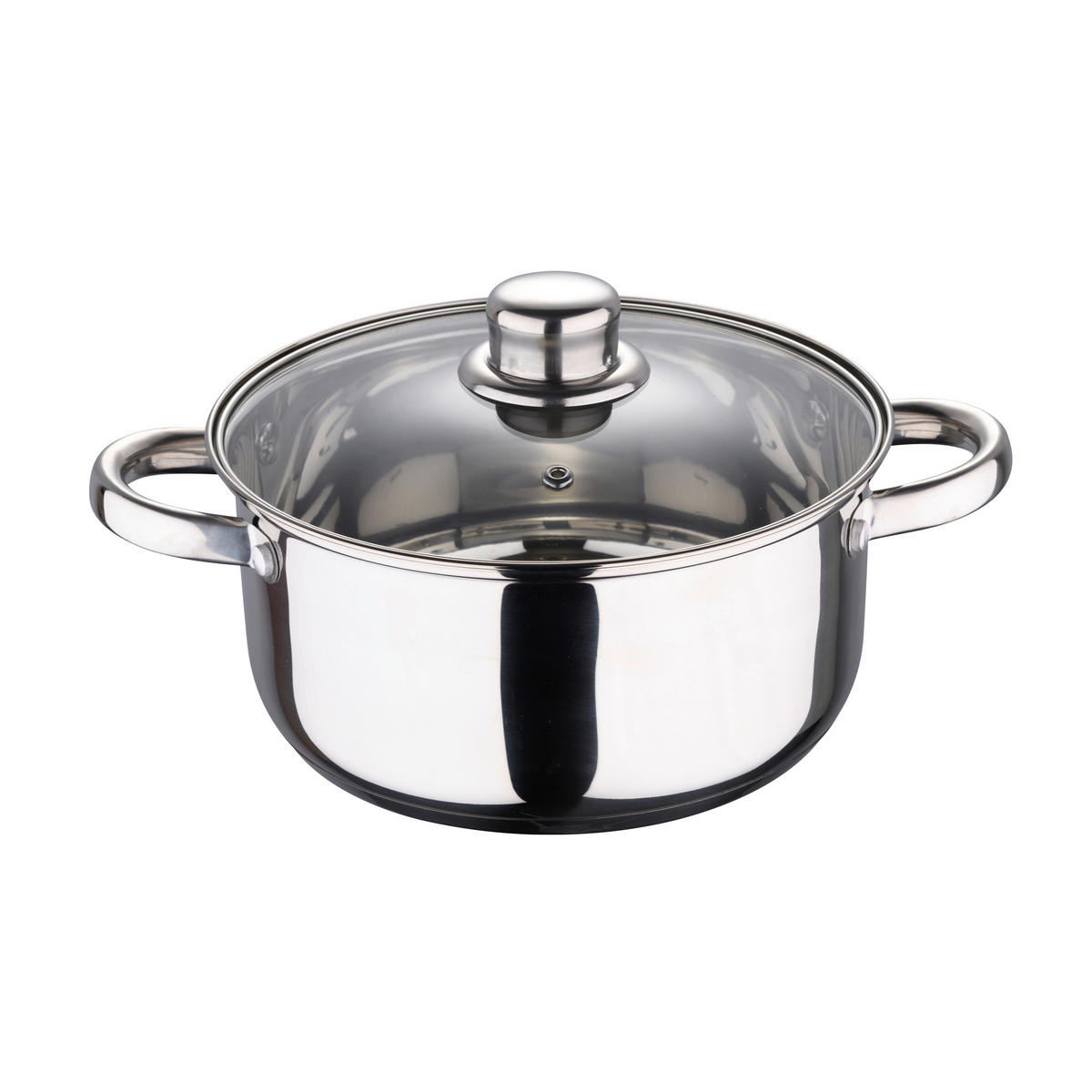 SAN IGNACIO Kochgeschirrset CASSEL silber Edelstahl 12 tlg. CASSEL - silber (47,50/28,00/19,00cm) - SAN IGNACIO
