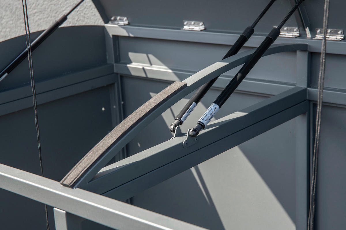 Westmann Mülltonnenbox Moderna anthrazit B/H/L: ca. 211x135x83 cm Moderna - anthrazit (83,00/211,00/135,00cm) - Westmann