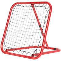 HOMCOM Fußball Rebounder rot Polyethylen B/H/L: ca. 84x75x78 cm Fußball_Rebounder - rot (78,00/84,00/75,00cm) - HOMCOM