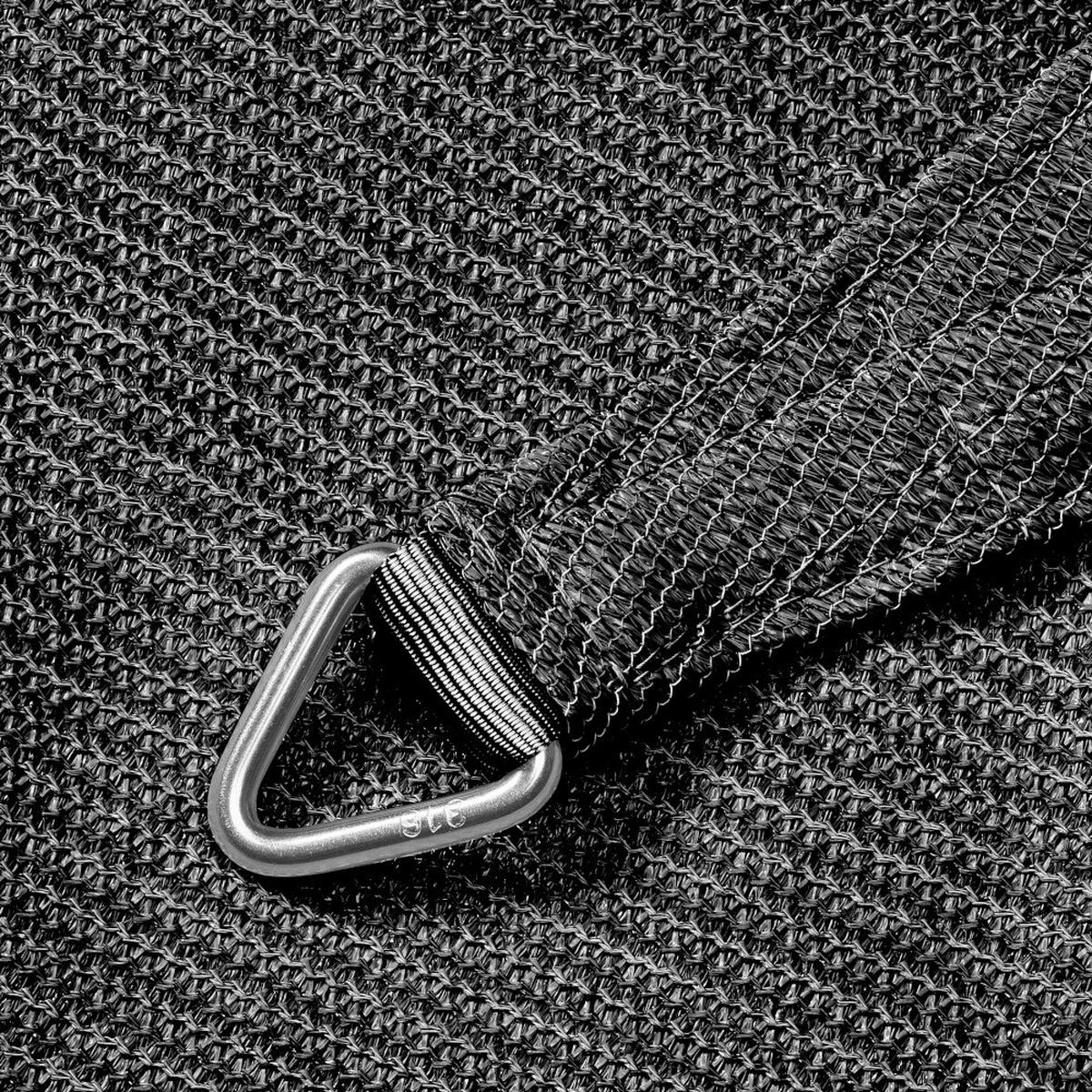 PLATINUM Sonnensegel Coolfit grau Polyethylen B/H/L: ca. 500x1x500 cm Coolfit - grau (500,00/500,00/1,00cm) - PLATINUM